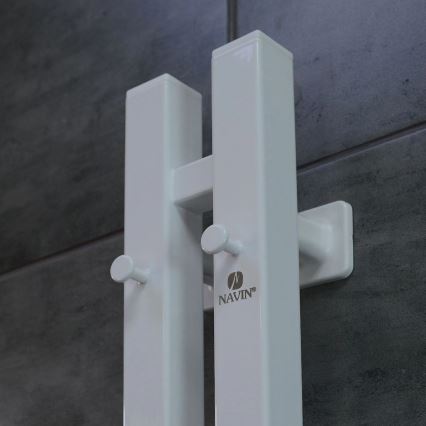 Ηλεκτρική πετσετοκρεμάστρα με θερμοστάτη SILOUETTE 200W/230V 150,6 cm IP44 λευκή δεξιά