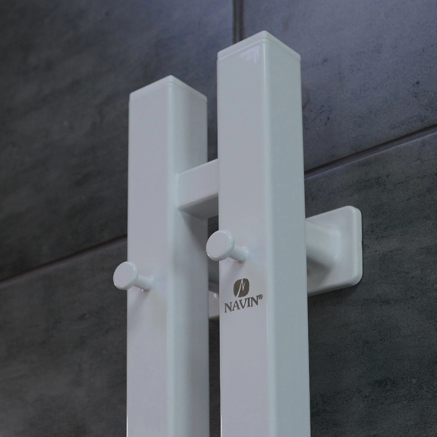 Ηλεκτρική πετσετοκρεμάστρα με θερμοστάτη SILOUETTE 200W/230V 150,6 cm IP44 λευκή δεξιά