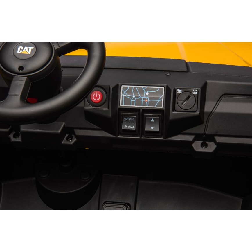 Ηλεκτρικό αυτοκινητάκι CAT 60W/7500 mAh κίτρινο/μαύρο με τηλεχειριστήριο