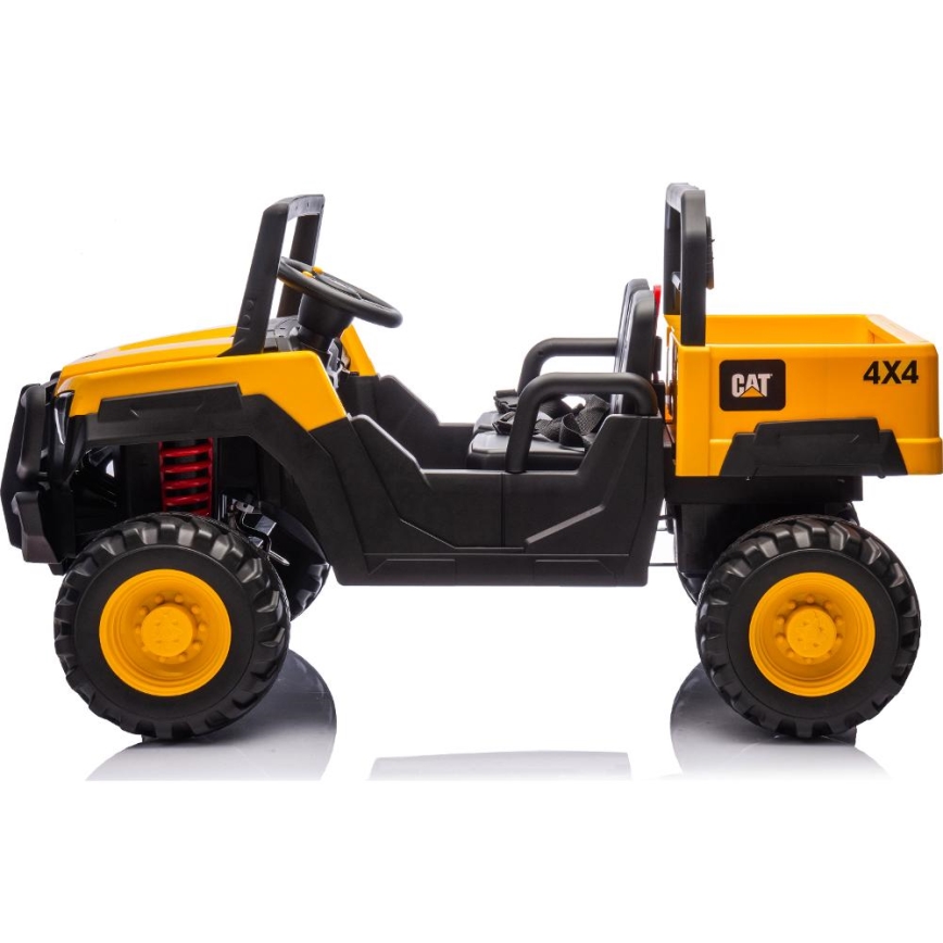 Ηλεκτρικό αυτοκινητάκι CAT 60W/7500 mAh κίτρινο/μαύρο με τηλεχειριστήριο