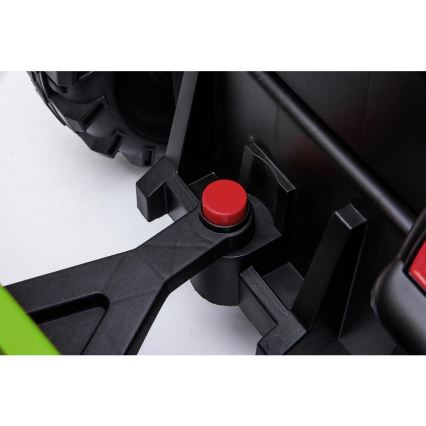 Ηλεκτρικός τρακτέρ με καρότσι 2x30W/7000 mAh μαύρο/πράσινο + τηλεχειριστήριο