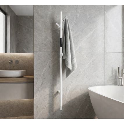 Ηλεκτρικός ραβδοειδής στεγνωτήρας πετσετών 118 εκ., 30 W, λευκός