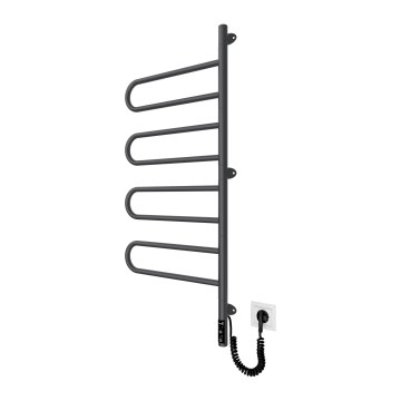 Ηλεκτρικός περιστρεφόμενος στεγνωτήρας πετσετών TRISTAR 105W/230V 102,5x44,5 cm IP44 ανοξείδωτο/μαύρο