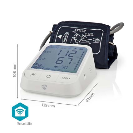 Smart blood pressure monitor Tuya 4xAAA