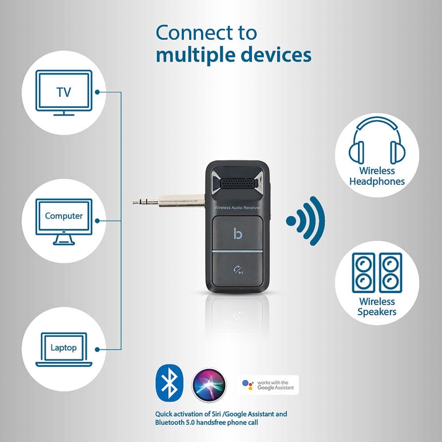 Φορητός δέκτης Bluetooth AUX