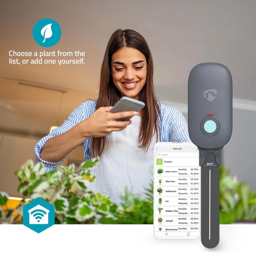 Αισθητήρας υγρασίας εδάφους 3xAAA Wi-Fi Tuya IP55