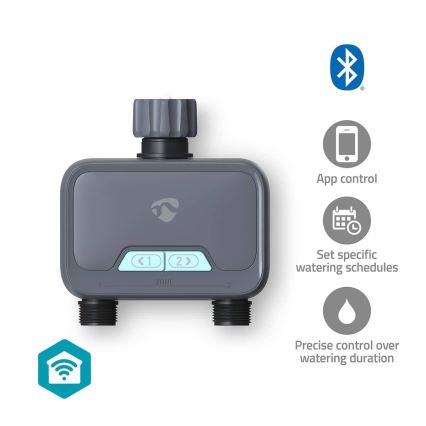 Ρυθμιστής ροής νερού 4xAA Wi-Fi Tuya IP54
