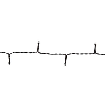 LED  εξωτερική γιρλάντα 48xLED/7 λειτουργίες/3xAA 4,1m IP44 θερμό λευκό