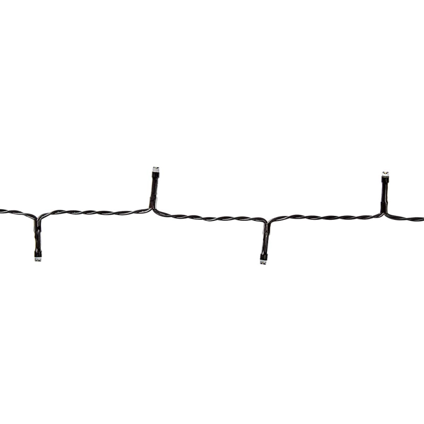 LED  εξωτερική γιρλάντα 48xLED/7 λειτουργίες/3xAA 4,1m IP44 θερμό λευκό