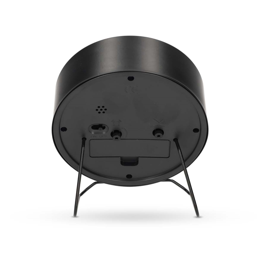 Αναλογικό ξυπνητήρι 1xAA μαύρο