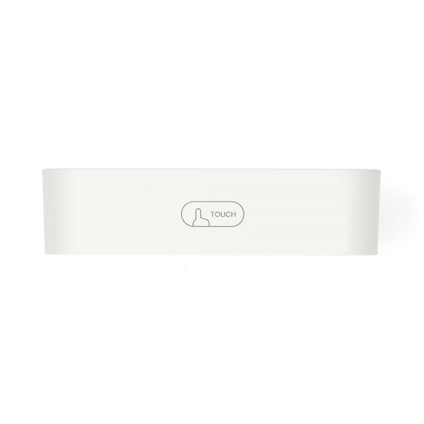 Ψηφιακό ρολόι με ξυπνητήρι, θερμόμετρο και υγρόμετρο 2xAA λευκό