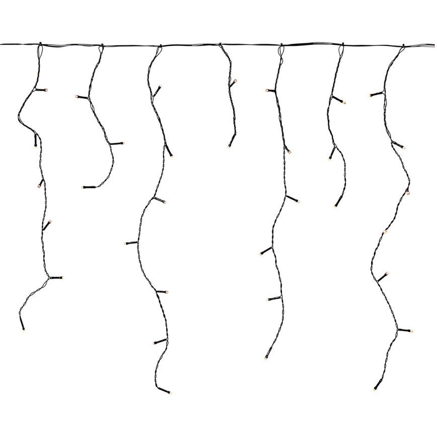 LED κουρτίνα εξωτερικού χώρου 180xLED/7 λειτουργίες 10,9m IP44 θερμό λευκό