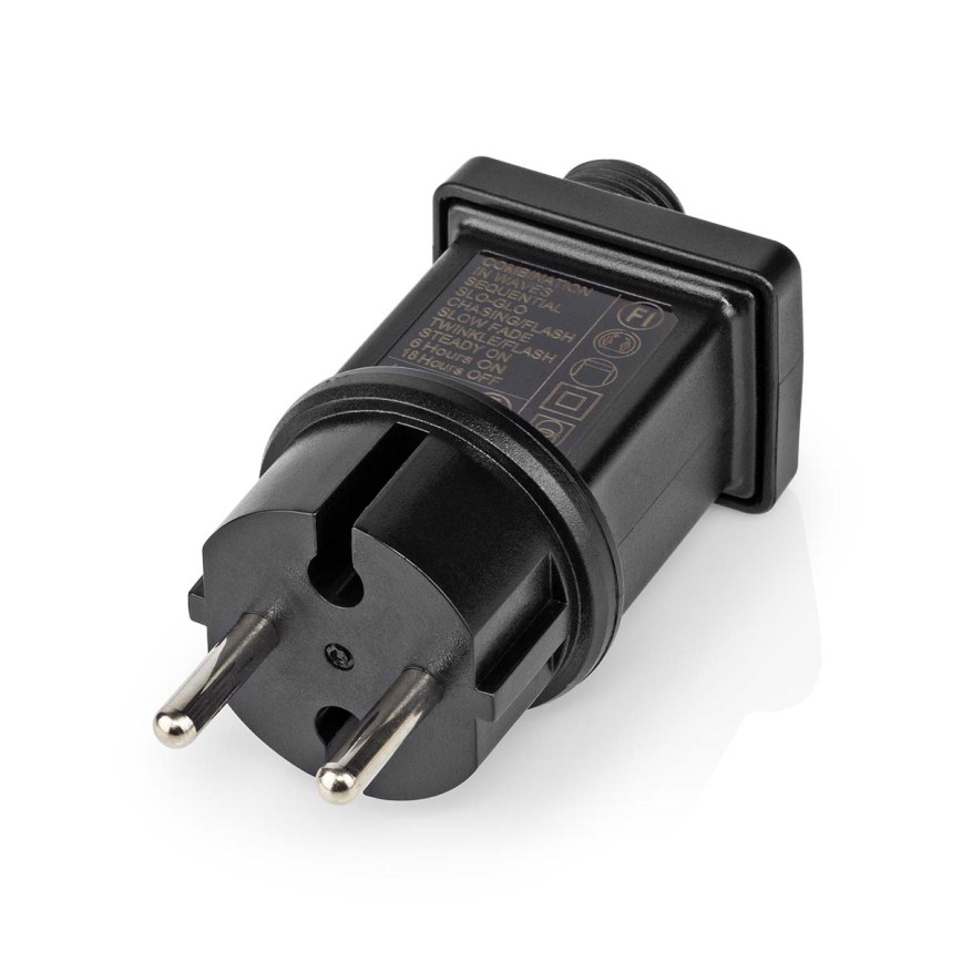 LED Εξωτερική κουρτίνα 180xLED/7 λειτουργίες 10,9m IP44 ψυχρό λευκό