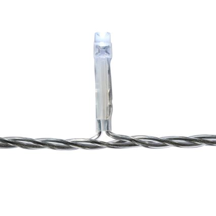 LED Εξωτερική χριστουγεννιάτικη κουρτίνα 180xLED/7 λειτουργιών 10,9m IP44 ψυχρό λευκό