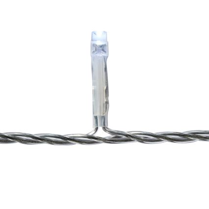 Εξωτερική χριστουγεννιάτικη LED κουρτίνα 360 LED / 7 λειτουργίες 14 m IP44 ψυχρό λευκό