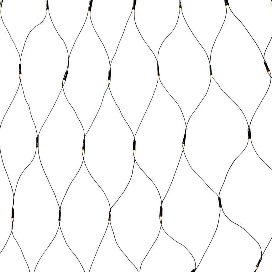 LED εξωτερική κουρτίνα 160xLED/7 λειτουργίες 5m IP44 θερμό λευκό