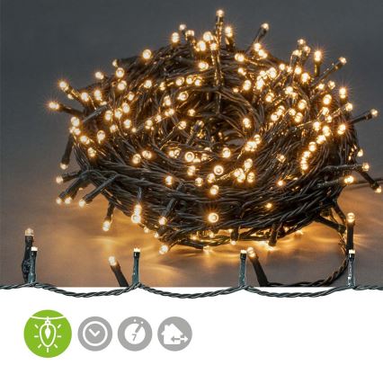 LED εξωτερική αλυσίδα 720xLED/7 λειτουργίες 57m IP44 θερμό λευκό