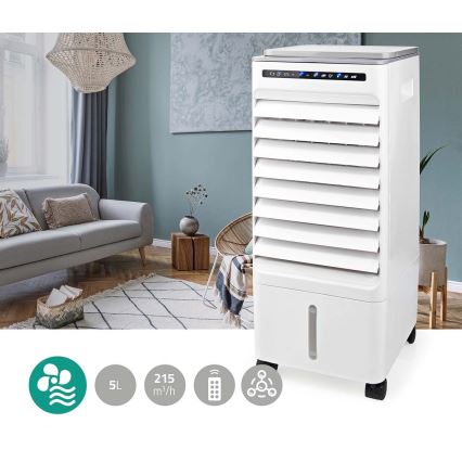 Ανεμιστήρας με ψύξη/ air cooler 65W/230V λευκό + τηλεχειριστήριο