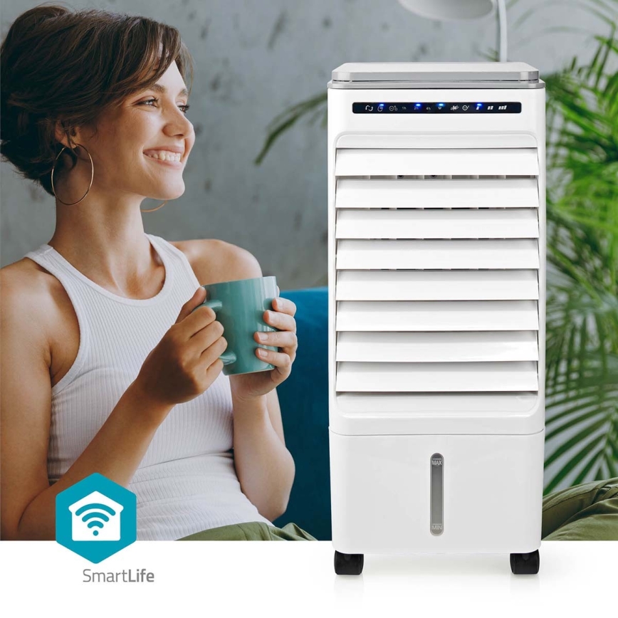 Air cooler 65W/230V Wi-Fi Tuya λευκό + τηλεχειριστήριο