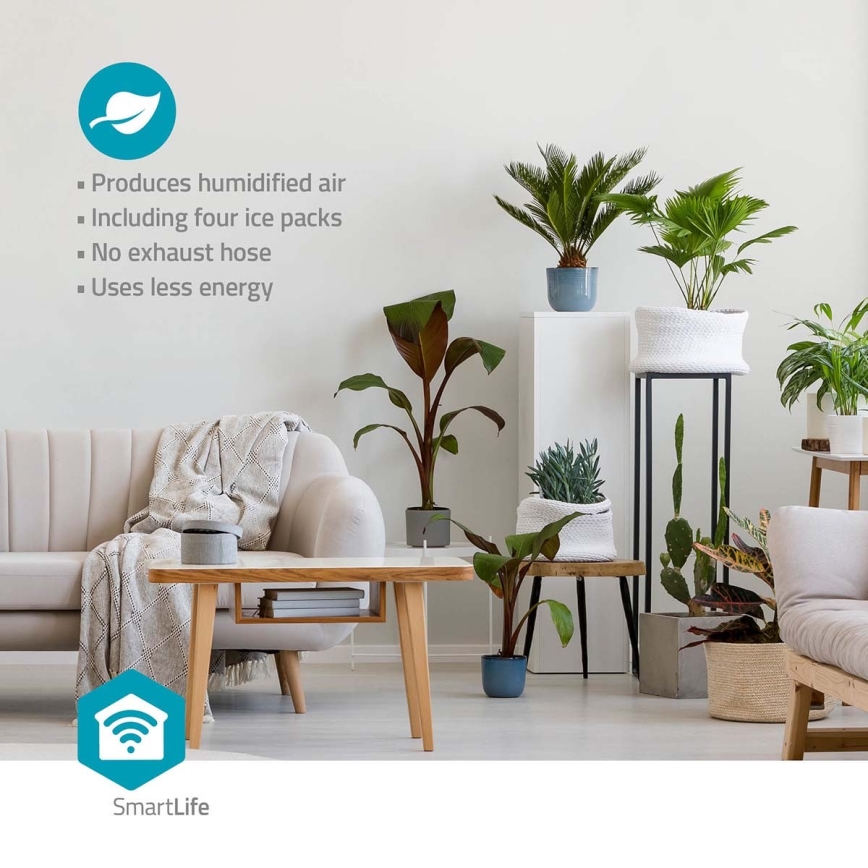 Air cooler 65W/230V Wi-Fi Tuya λευκό + τηλεχειριστήριο