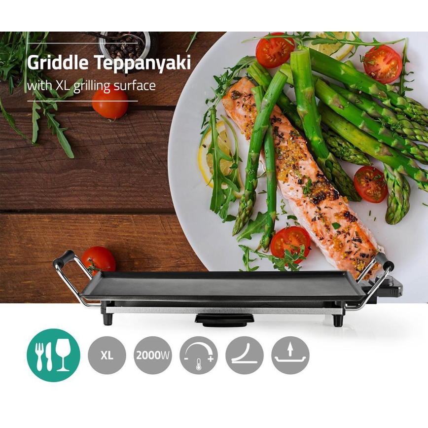 Επιτραπέζια ψησταριά Teppanyaki 2000W/230V