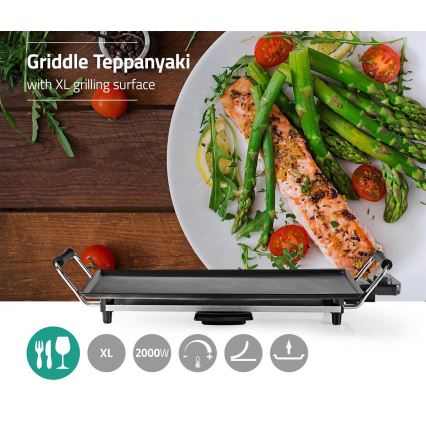 Επιτραπέζια ψησταριά Teppanyaki 2000W/230V