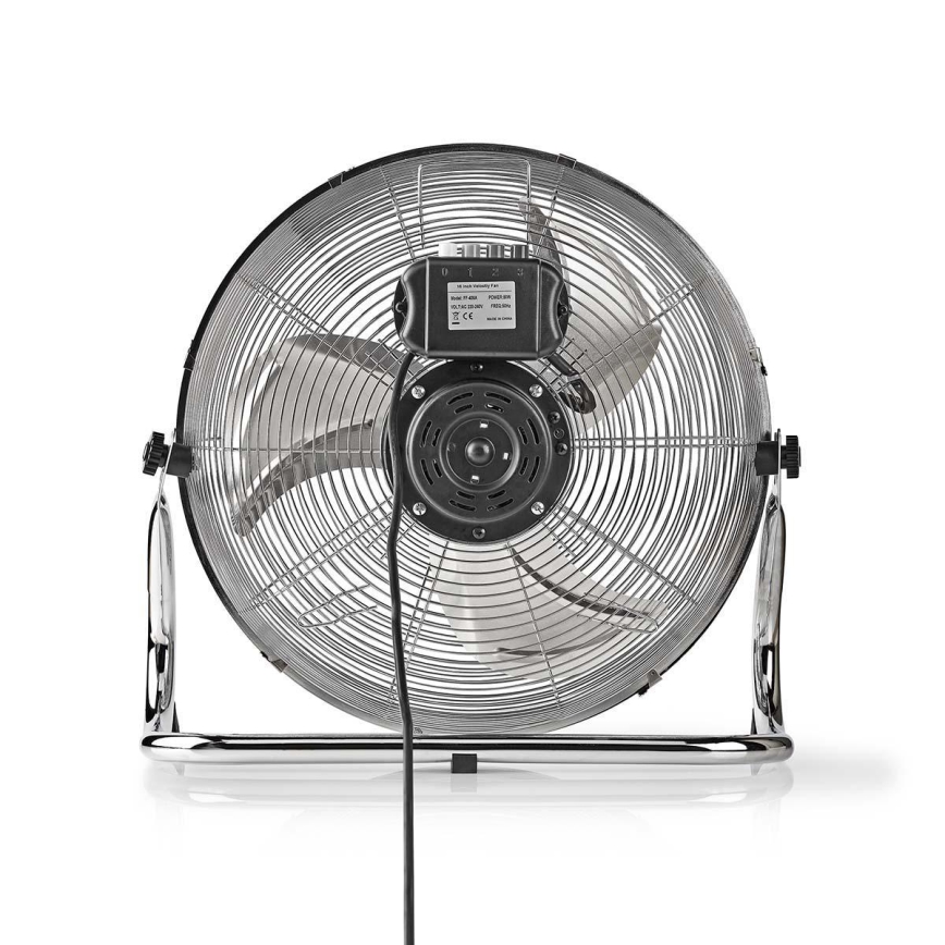 Ανεμιστήρας δαπέδου 80W/230V σε γυαλιστερό χρώμιο