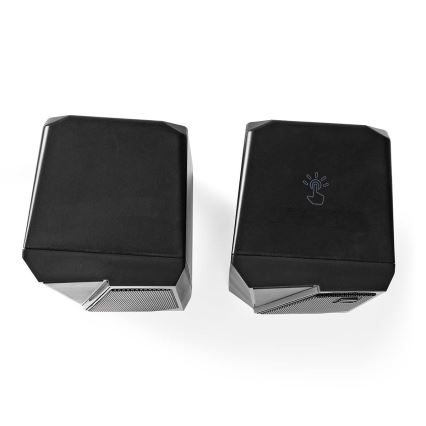 ΣΕΤ 2x LED RGB Ηχεία Gaming18W/5V