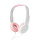 Ενσύρματα ακουστικά ροζ / λευκό