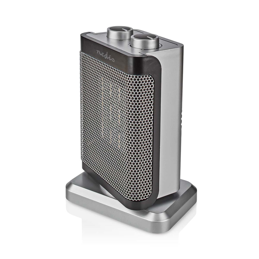 Κεραμικό αερόθερμο 1000/1500W/230V ασημί