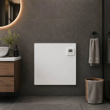 Υπέρυθμο θερμαντικό πάνελ με οθόνη LCD 425W/230V IP44 λευκό