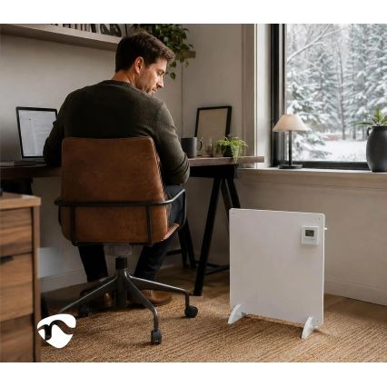 Υπέρυθμο θερμαντικό πάνελ με οθόνη LCD 425W/230V IP44 λευκό