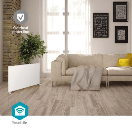Υπέρυθμο θερμαντικό πάνελ 700W/230V 120x62 cm IP44 Wi-Fi Tuya + τηλεχειριστήριο