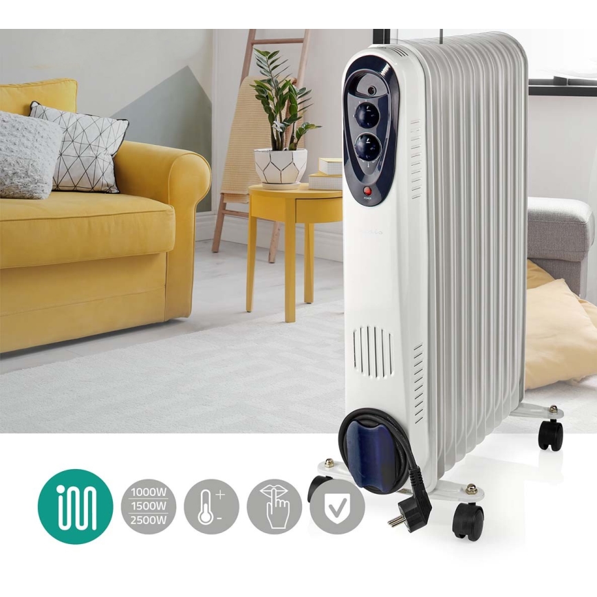 Φορητό καλοριφέρ λαδιού με 11 φέτες 1000/1500/2500W/230V