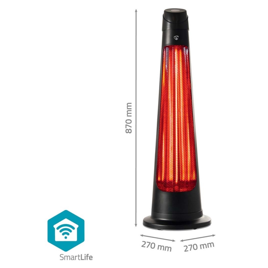 Θερμάστρα εξωτερικού χώρου SmartLife 600/1200W/230V Wi-Fi Tuya IP24