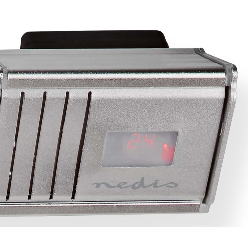 Θερμάστρα εξωτερικού χώρου 100W/2000W/230V IP65 + τηλεχειριστήριο