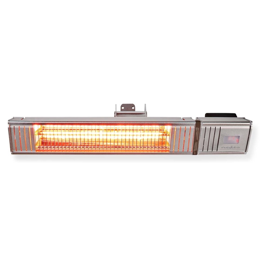 Θερμάστρα εξωτερικού χώρου 100W/2000W/230V IP65 + τηλεχειριστήριο