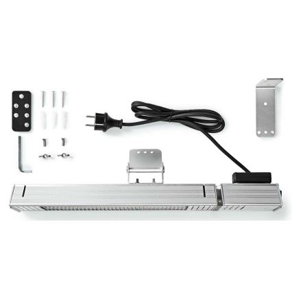 Θερμάστρα εξωτερικού χώρου 100W/2000W/230V IP65 + τηλεχειριστήριο