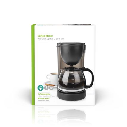 Coffee machine 1,25 l with dripping και temperature retention λειτουργία