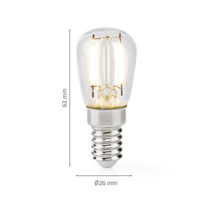 Λαμπτήρας ψυγείου LED T26 E14/2W/230V 2700K