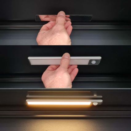 LED Φωτιστικό ντουλάπας με μαγνητικό φορτιστή και αισθητήρα κίνησης LED/1W/1100 mAh 3000K