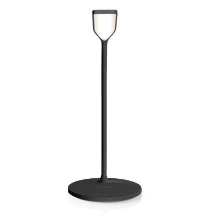 LED Dimming αφής εύκαμπτο Επιτραπέζιο φωτιστικό με 15W ασύρματη φόρτιση Qi LED/5,5W/230V 2700-6500K μαύρο