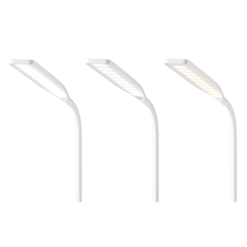 LED Dimming αφής εύκαμπτο Επιτραπέζιο φωτιστικό με 15W ασύρματη φόρτιση Qi LED/5,5W/230V 2700-6500K λευκό