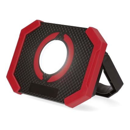 LED Ρυθμιζόμενος επαναφορτιζόμενος προβολέας με power bank LED/10W/3000 mAh IPX2