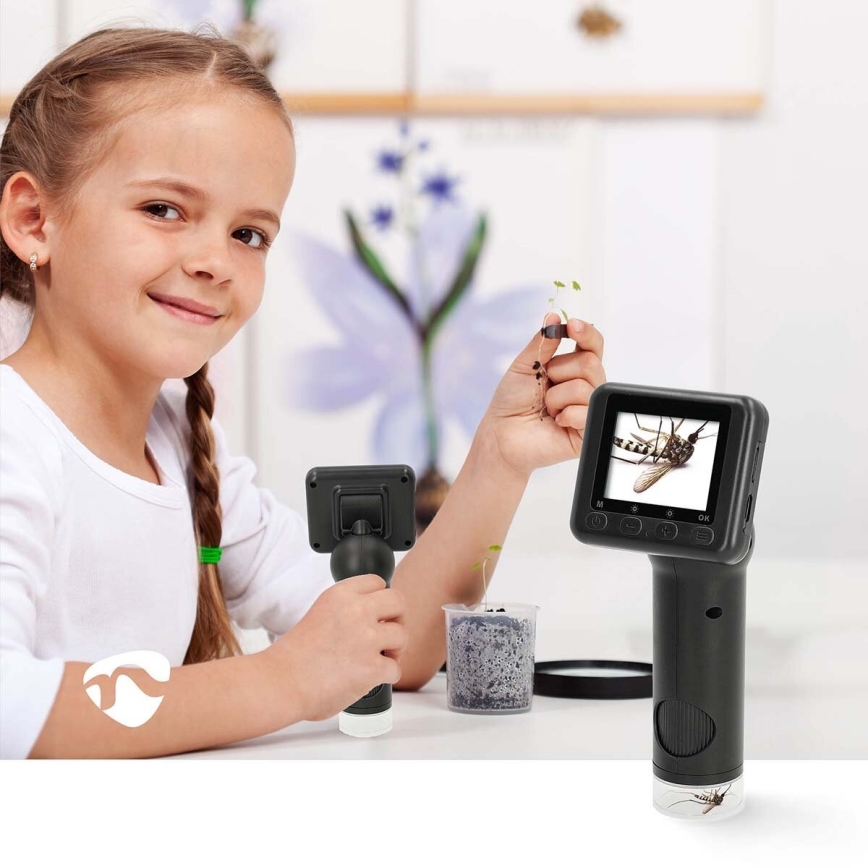 Nedis MCAM2424BK - Μικροσκοπική ψηφιακή κάμερα 1080p 30fps 48MP 1000 mAh