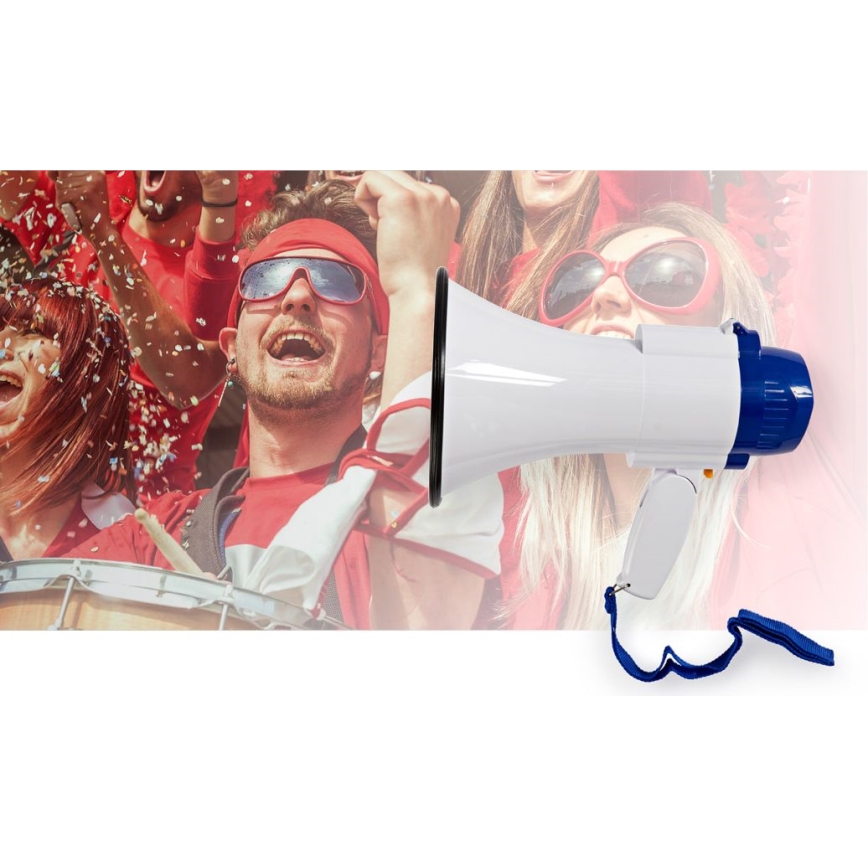 Μεγαφωνική συσκευή με λειτουργία εγγραφής 10W/4xD