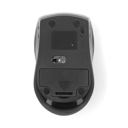 Ασύρματο ποντίκι 800/1200/1600 DPI 2xAAA μαύρο