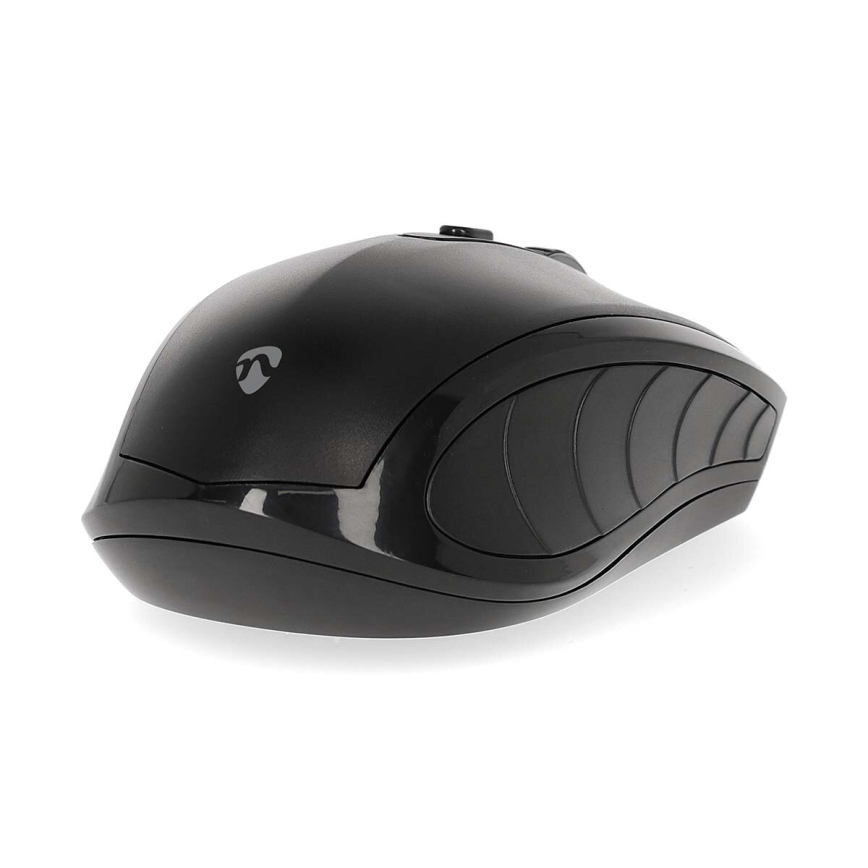 Ασύρματο ποντίκι 800/1200/1600 DPI 2xAAA μαύρο