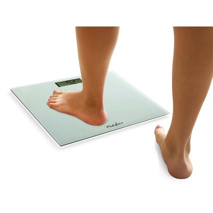 Ψηφιακή προσωπική ζυγαριά 1xCR2032 λευκή