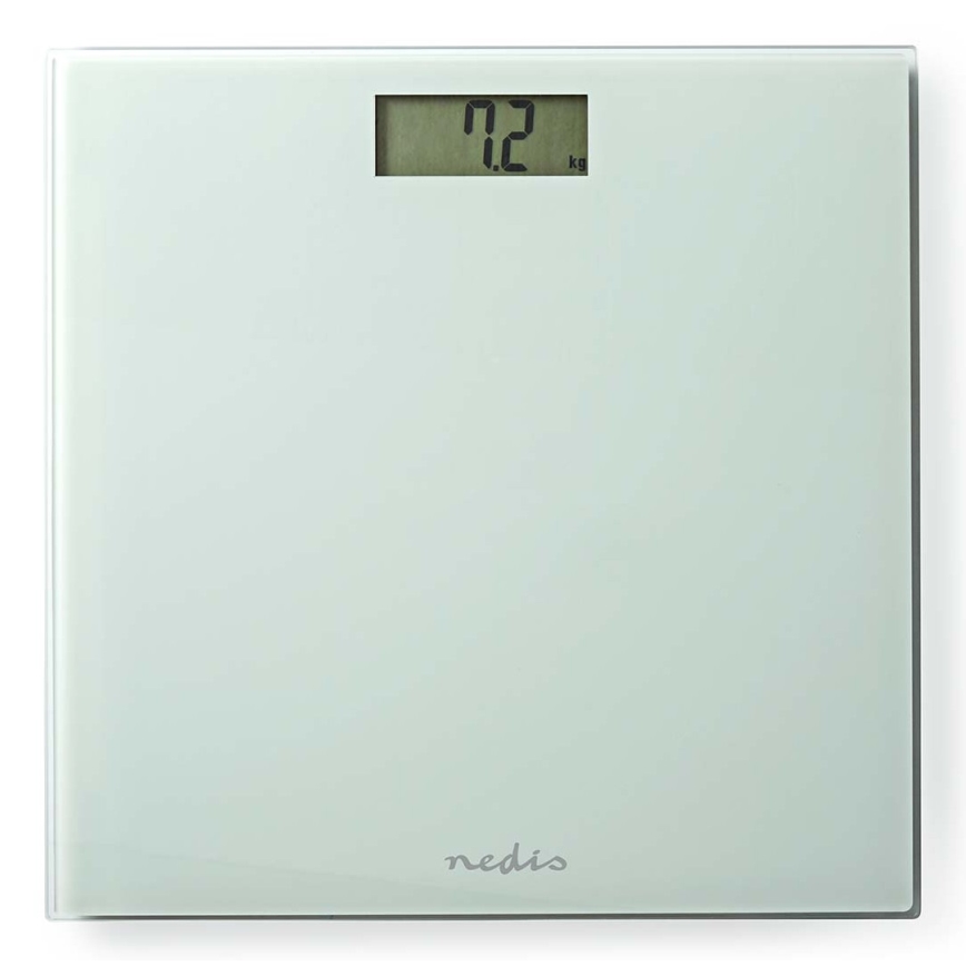 Ψηφιακή προσωπική ζυγαριά 1xCR2032 λευκή